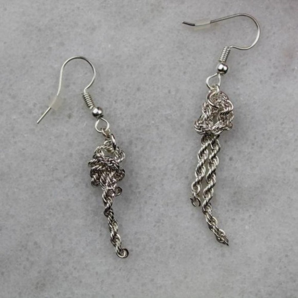 Charter Club Knotted Chain Drop Earrings